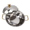 Multipurpose Stainless Steel Steam Pot with Steaming Plate Double Layer for Induction Cooker