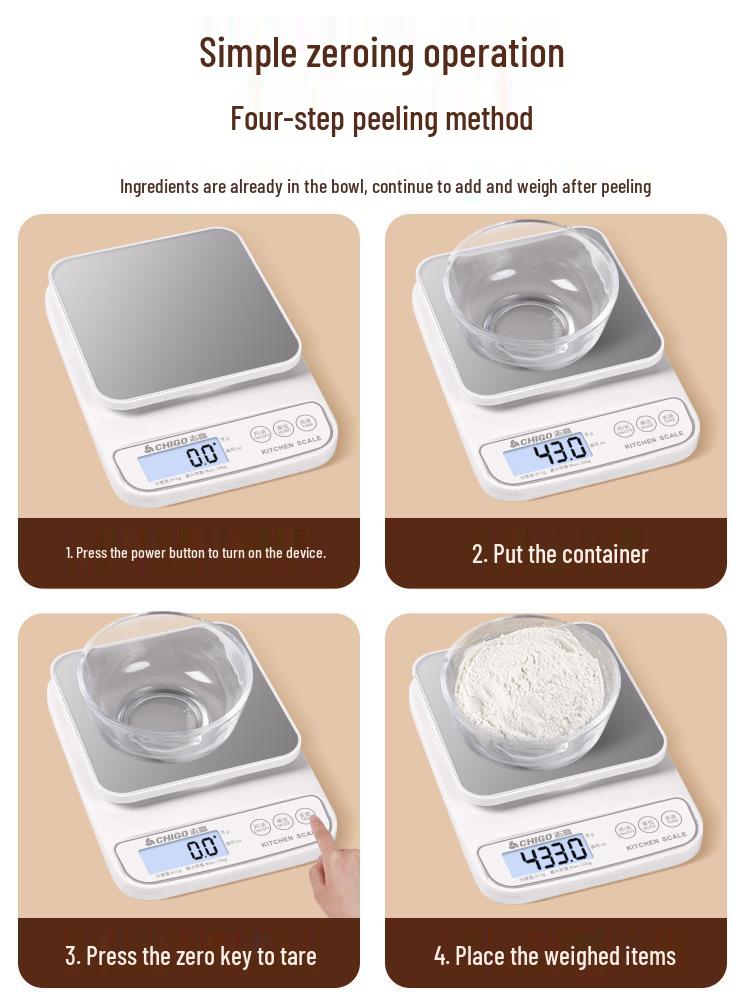 High-Precision Small Kitchen Scale for Baking