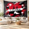 FC Köln Wall Tapestry, Soft Fabric Wall Hanging, Decorative Backdrop For Bedroom Home Wall Art