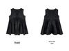 LUXI Satin Jacquard V-neck Sleeveless Vest – Women's Korean Style Summer Top 9762