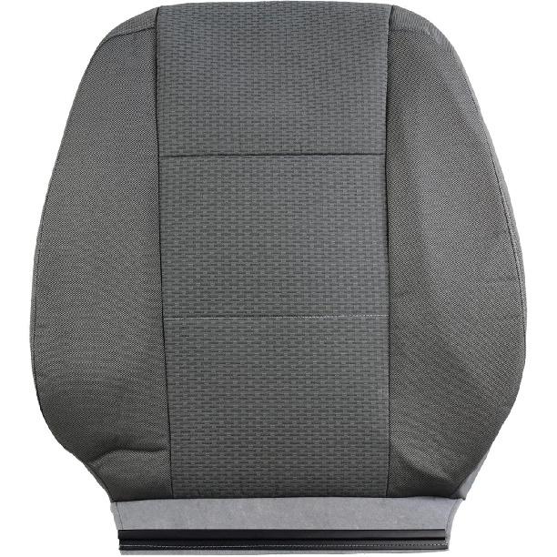 Medium Gray Cloth Driver Side Bottom Seat Cover Compatible with Ford F150 XLT 2015 2016 2017 2018