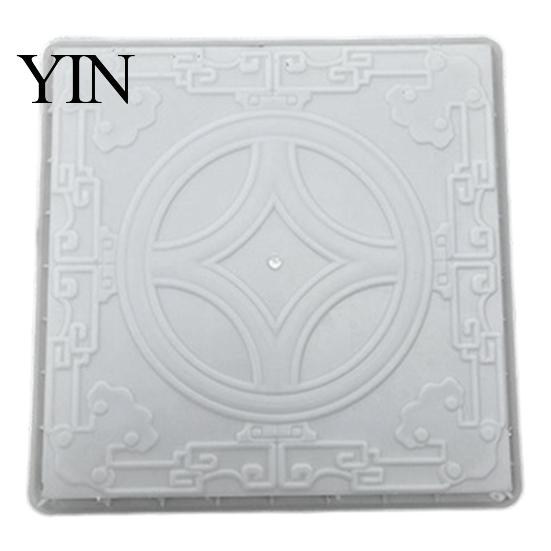 Plastic Flagstone Casting Mold Reusable Concrete Path Stepping Stone Mold, DIY Pavement Cement Mould, Decorative Maker for Patios Garden Patio Walkway