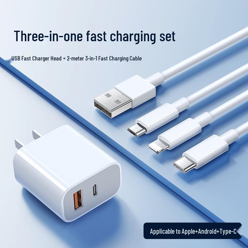 3-in-1 Multifunctional Fast Charging Car Cable Set