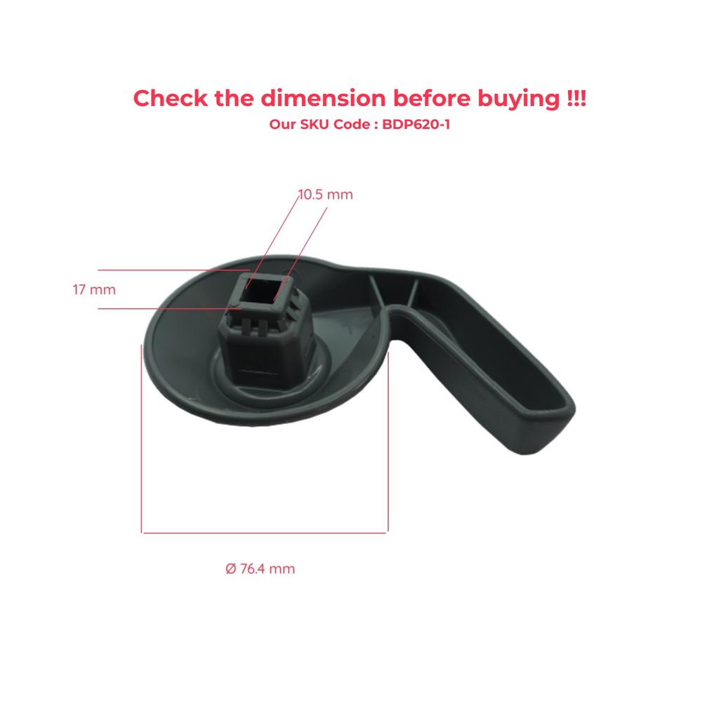 ESC Auto Parts EDP620-1 Seat Handle Adjustment Lever Front Left 7701209971 GRAY for Renault Kangoo MK2 Ship From Turkey