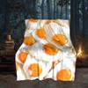 Egg Yolk Delight Blanket Flannel Throw for Sofa, Travel, Camping, Livingroom, Office, Chair and Bed Soft and Warm Holiday Gifts