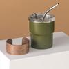 With Lid Coffee Cup 300ml Water Cup Portable Coffee Camping Mug Picnic