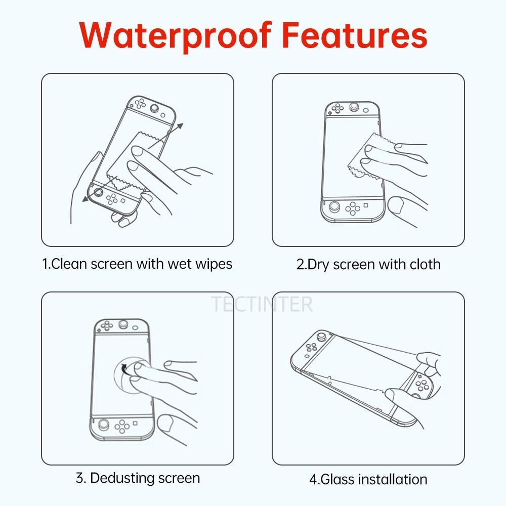 2 Packs Tempered Glass for Valve Steam Deck Console 9H Screen Protector Anti-Scratch Guard Film for Steam Deck Accessories
