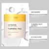Jaysuing Turmeric Cleansing Pads With Glycerin And Glycolic Acid For Face Gentle Exfoliation Hydrating Skin 1 Set