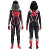 (160) Spiderman Miles Morales 2099 Suit Cosplay Costume Party Jumpsuit Fitted Bodysuit For Kids Adult Clothes High Quality