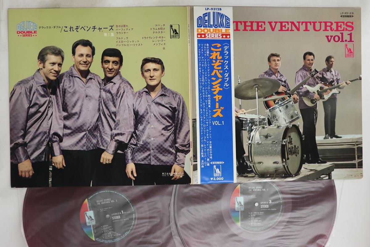 

LP Record VENTURES - Ventures Vol 1 LP9312B Liberty 1970 Japan Obi Rock Used