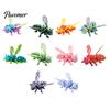 Lifelike Insect Model 3D Printed Bee Refrigerator Magnet, Realistic Flexible Joint Figurine, Articulated Jointed Toy Magnetic Decor for Kitchen Fridge