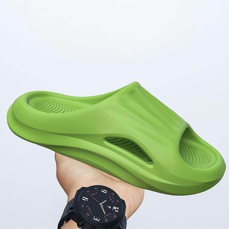 Non Slip Eva Indoor Slide Shoes Women Summertime Comfort Cloud Thick Bottom Bedroom Slide Shoes Plus Size 45 Couple Home Slides