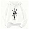 Felpa con cappuccio per bambini Michael Jackson Stampa retrò con lettere e figura Pullover per bambini Ragazzi Ragazze Casual Moda Vintage Felpa