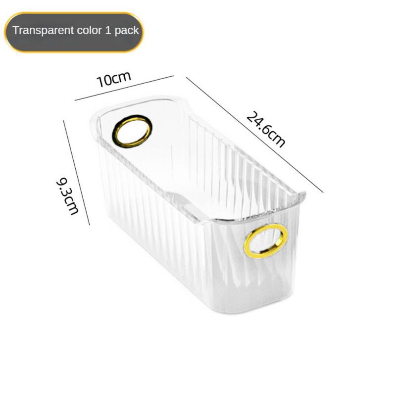 Transparenter Make-up-Organizer Luxuriöse Kosmetik-Aufbewahrungsbox Badezimmer Kommode Lippenstift Deaktop Box Organizer Organizador Maquillaje