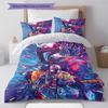 Set Copripiumino Trapuntato con Fantasia Mandalorian Copripiumino Federa Decorazione per la Casa Regalo (1 * copripiumino + 2 * federa, senza nucleo)
