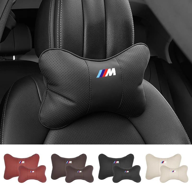 Car Sticker 2025 Hot Car Styling Headrest Lumbar Neck Pillow Waist Cushion Backrest For BMW M1 M2 M3 X3M X4M X5M X6M X1 X7 E30 E