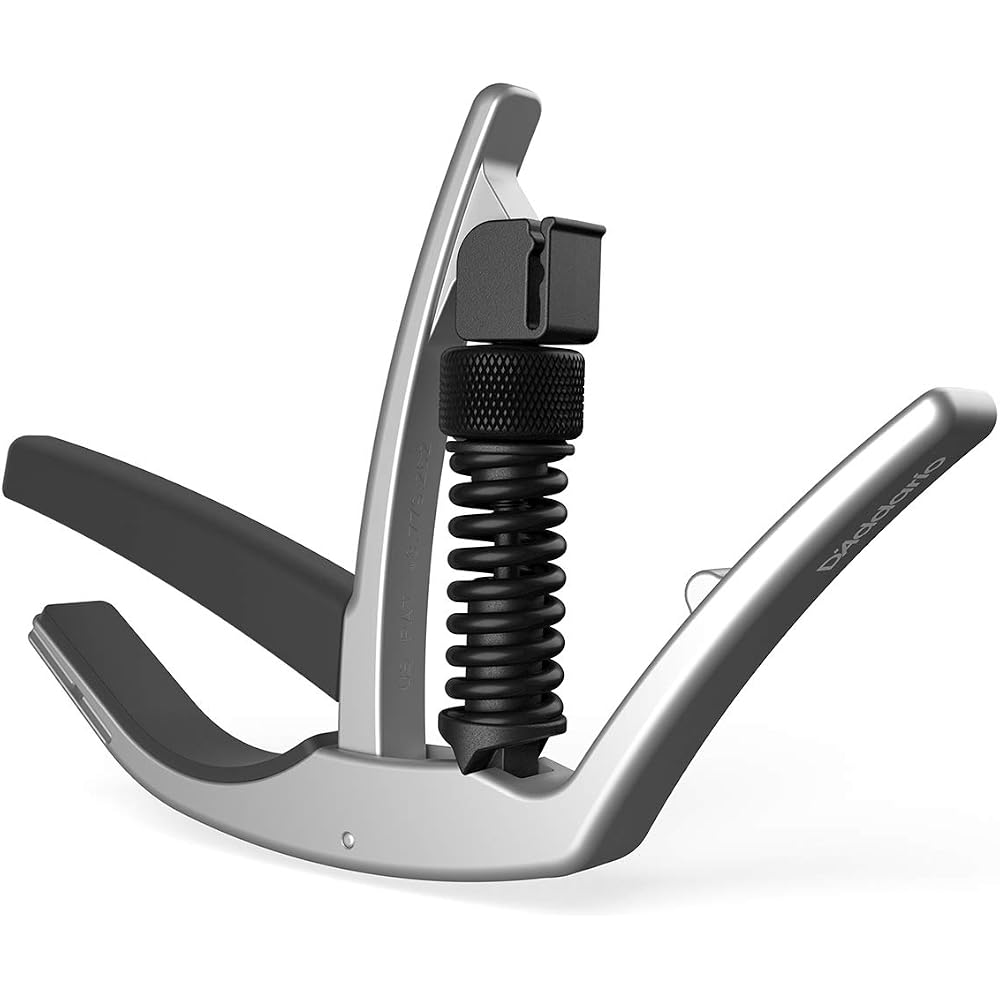 D Addario NS Artist Capo Silver PW-CP-10S One-Touch Capo for Electric/Acoustic Guitars [Domestic Genuine Product]
