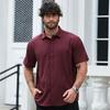 Dibinze Men's Plus Size Short Sleeve Thin Shirt