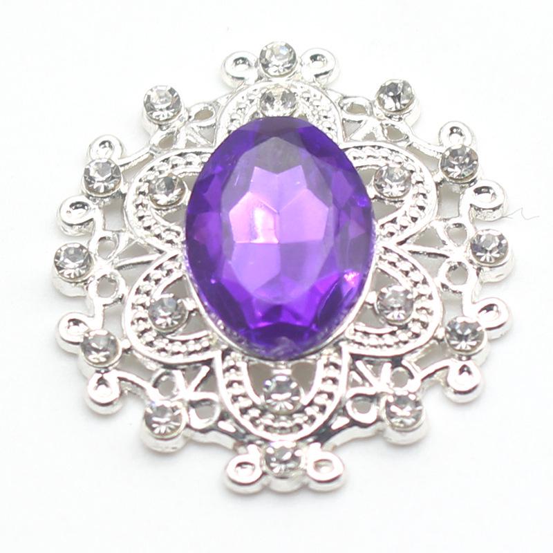 DIY Gift Box: Small 25x26mm Alloy Snap Button, Flat Bottom Rhinestone & Acrylic Rhinestone Button Accessories