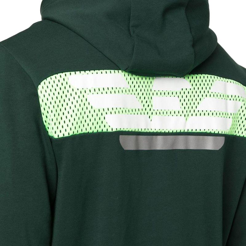 Emporio Armani Ss23 Solid Color Logo Printed Hoodie Men Hoodies Green 6LPM72-PJEQZ-1860