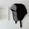 Windproof Snow Cap Warm Winter Ski Cap Retro Lei Feng Hat  Men Women