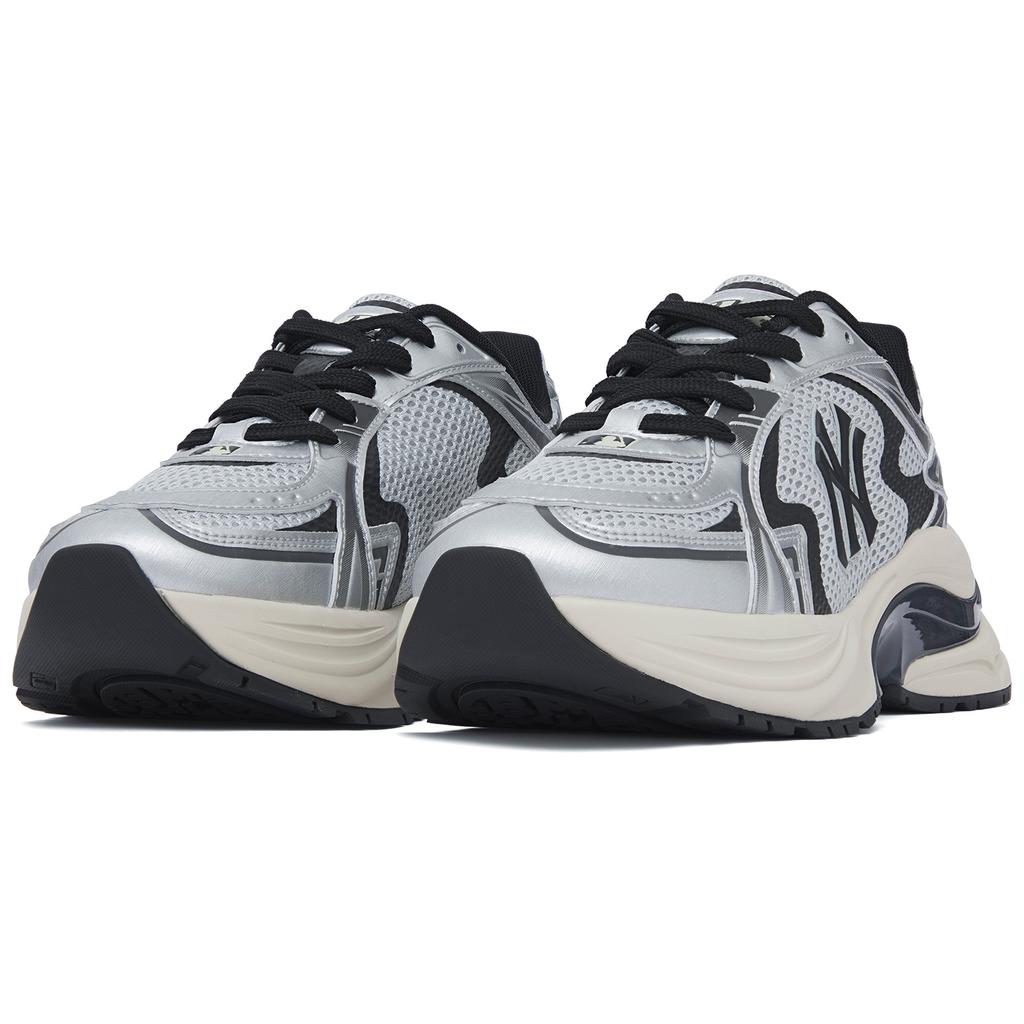 New MLB New York Yankees Abrasion Resistant Low Top Running Shoes Unisex Millennium Silver 3ARNSPL4N-50SIS