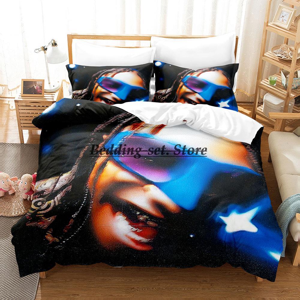 Steve Lacy Bettwäsche-Set Einzelbett Twin Full Queen King Size Bettwäsche-Set Aldult Kinderzimmer Bettbezug-Sets 3D-Druck Anime Bettlaken-Set