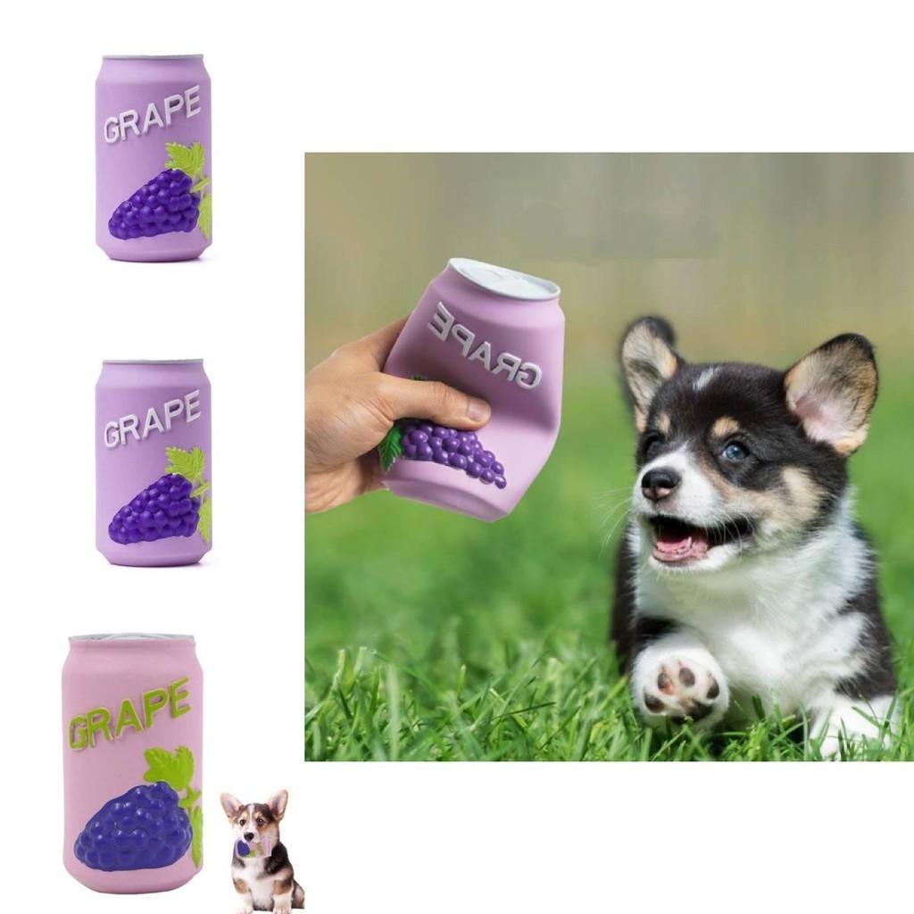 Durable And Fun Latex Pet Toy With Squeaky Drink Bottle Design