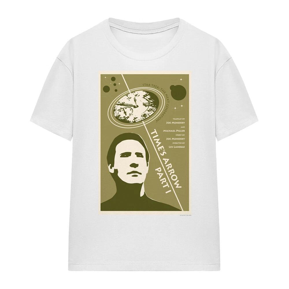 Star Trek TNG Season 5 Episode 26 Ladies T-Shirt S-2XL, White S