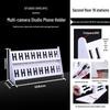 Multi-Camera Desktop and Floor Phone Holder with Charging Feature