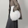 Kleine Hobo Henkeltaschen für Damen Schultertaschen Designer Fellige Geldbörse und Handtaschen Modische Süße Damen Plüschtasche