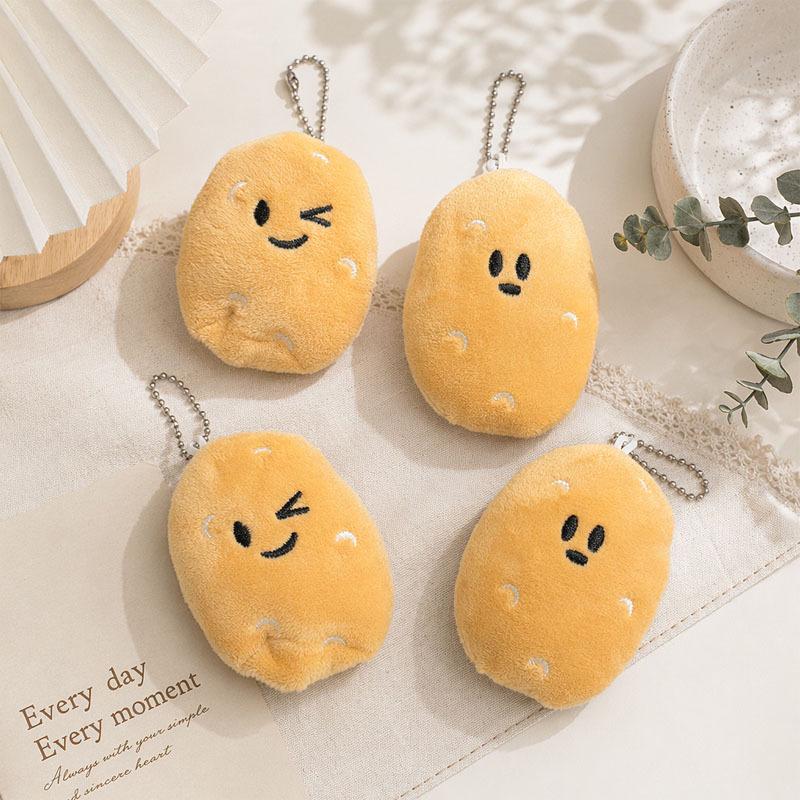 Mini Potato Doll Plush Keychain: Cute & Creative Stress-Relief Accessory
