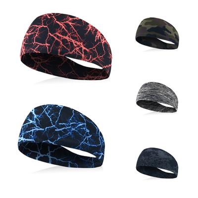 Fashion Graffiti Lighting Elastic Absorbent Hairband Yoga Jogging Gym Headwear