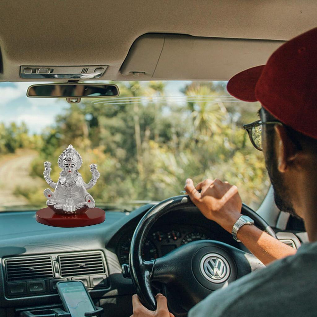 Resin Idols | Car Dashboard | for Mandir, Office and Home Dcor (Laxmi), Religious