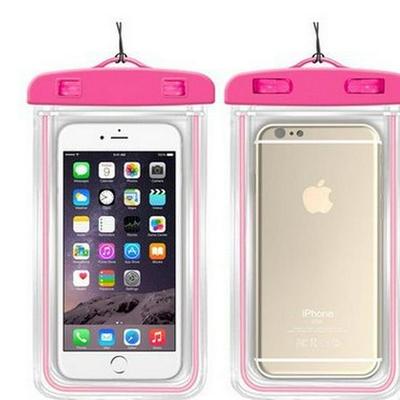 Luminous Waterproof Phone Bag: Fluorescent Case for Swimming and Outdoor Use