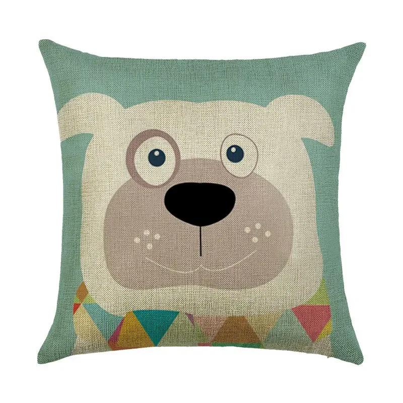45*45Cm Cartoon Design Pillowcase Creative Household Linen Pillowcase Car Sofa Cushion Cover