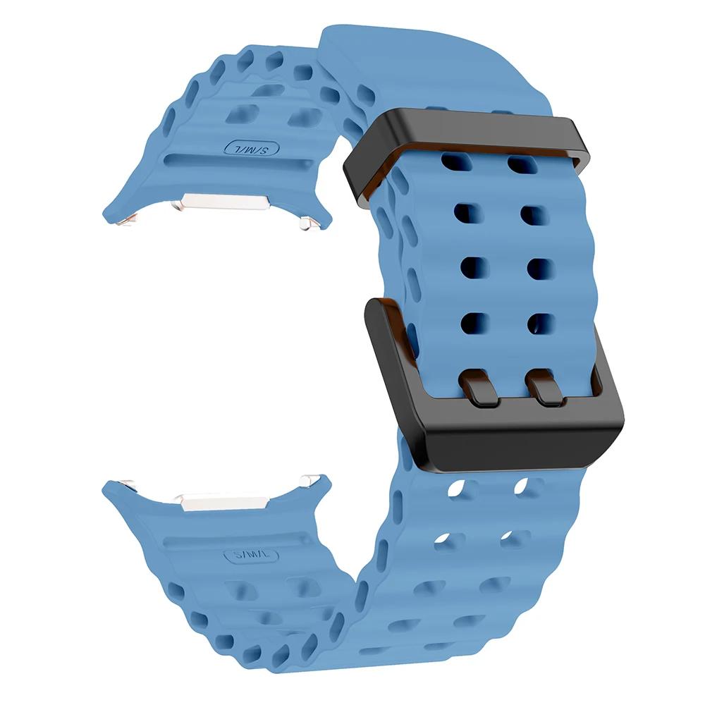 No Gaps Silicone Sports Marine Strap For Samsung Galaxy Watch Ultra Band For Galaxy Watch Ultra 47mm Bracelet Watchband