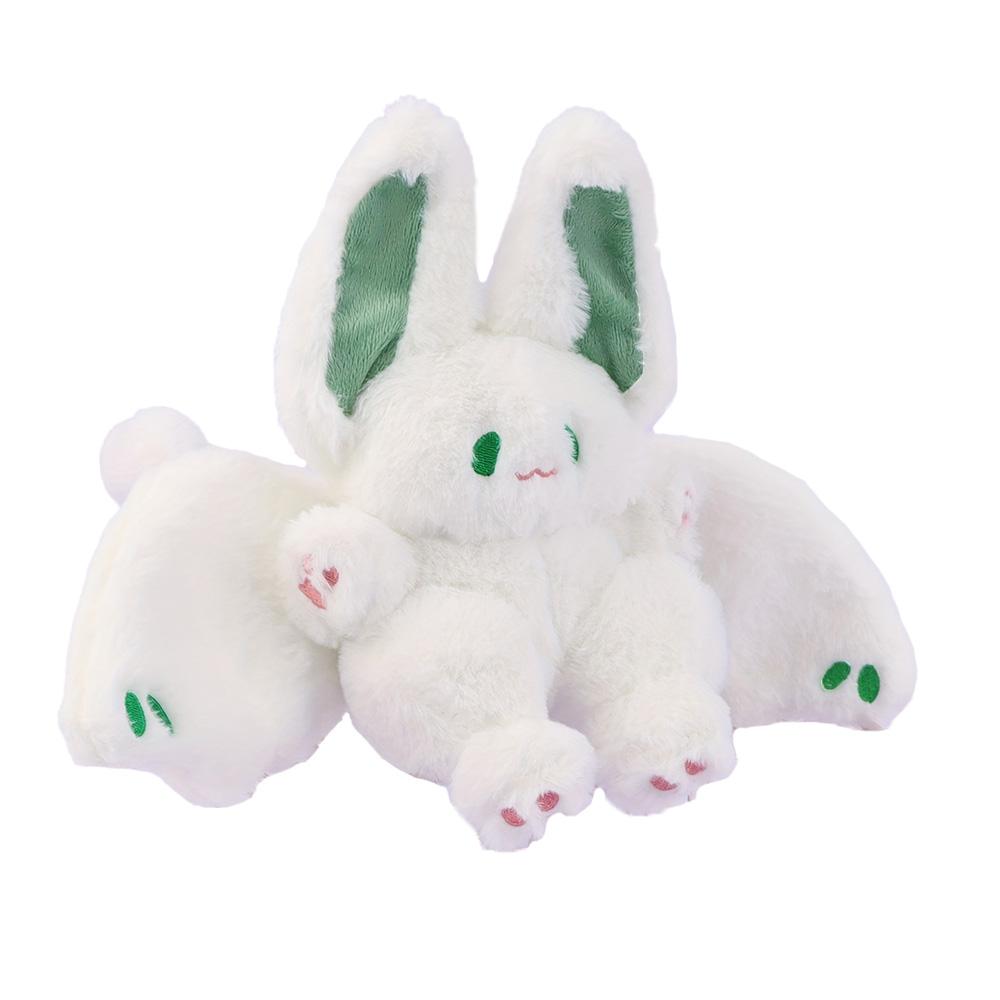 25cm Kawaii Bat Rabbit Plush Toys Flying Rabbit Plushies Stuffed Animals Doll Birthday Gift For Kids Baby Shower Home Decor Xmas