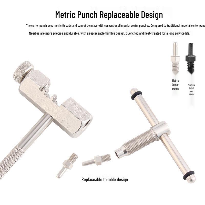 TOOPRE Bike Chain Breaker & Cutter with Replaceable Pin for Mountain, Road, and Fixed Gear Bikes