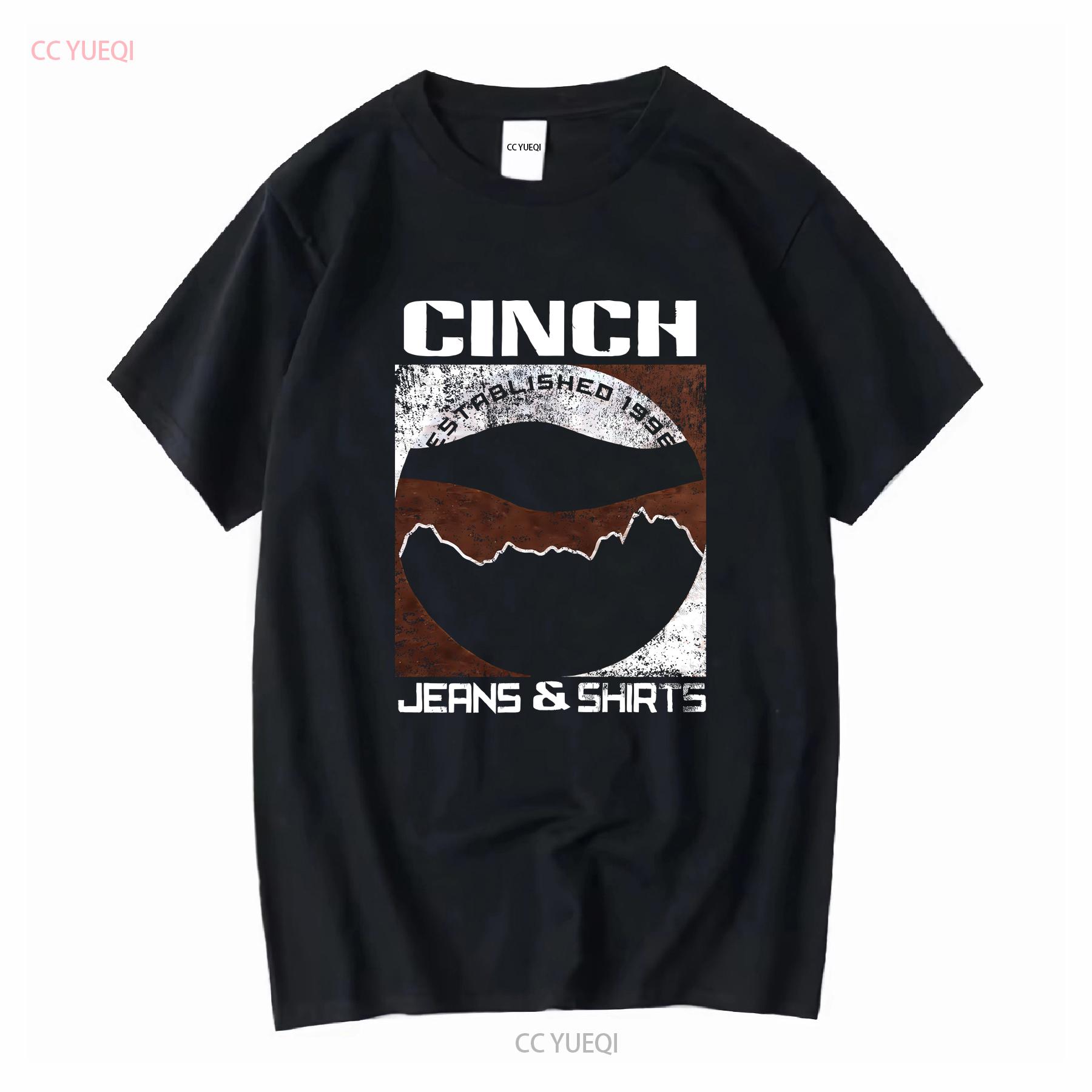 

Cinch Jeans Гори Ковбой Ранчер Фермер Футболка Чоловіча Середній довгі або короткі рукави вінтажна Прана Універсальна з принтом 4XL