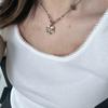 Modern Star Charm Necklace Featuring Customizable Length Design For Fashionable Layering Jewelry