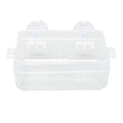 Cupă Hrănitoare Reptile Previne Evadarea Vas Transparent pentru Hrănirea Reptilelor cu Ventuză pentru Șopârlă