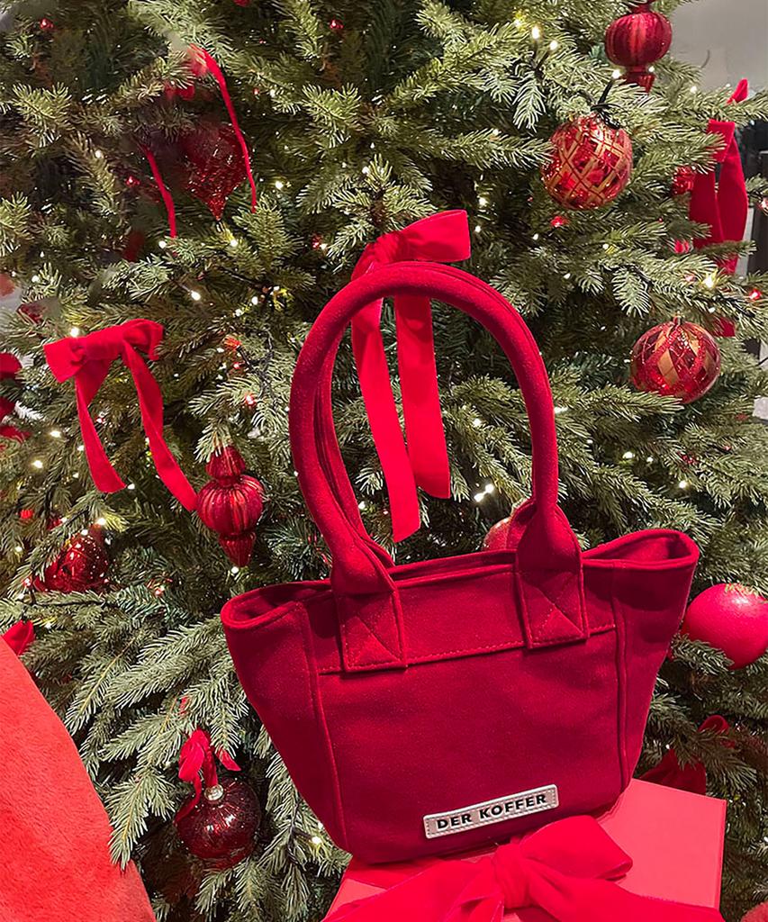 Der Koffer Shopper Suede [Red]_Mini