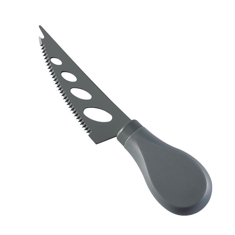Stainless Steel Cheese Knife, Fork, and Butter Spatula Set
