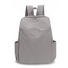 Women's Large Capacity Backpack Men Solid Color Backpack Student Schoolbag