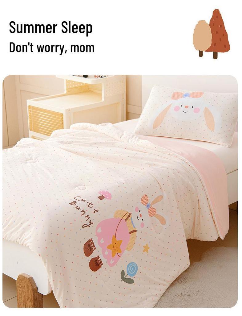 Class A Summer Kindergarten Nap Quilt: Washable, Thin, and Breathable for Air Conditioning