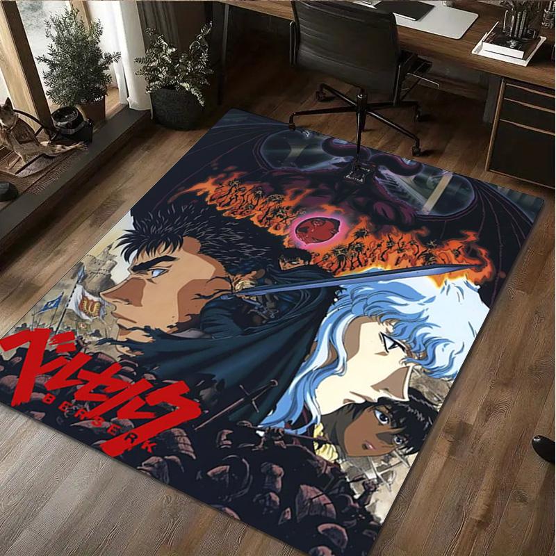 Furioso: Tappeto per la casa con avventura Dark Fantasy Tappeto Decorativo per Ufficio per Soggiorno Camera da Letto Zerbino Tappeto per Pavimento Tappeto per Area Sedia da Computer