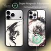 Mythical Beast Dragon Tiger Art  Phone Case For iPhone17,16,15,14,13,12,11 Plus,Pro Magnetic For Magsafe Wireless Charging