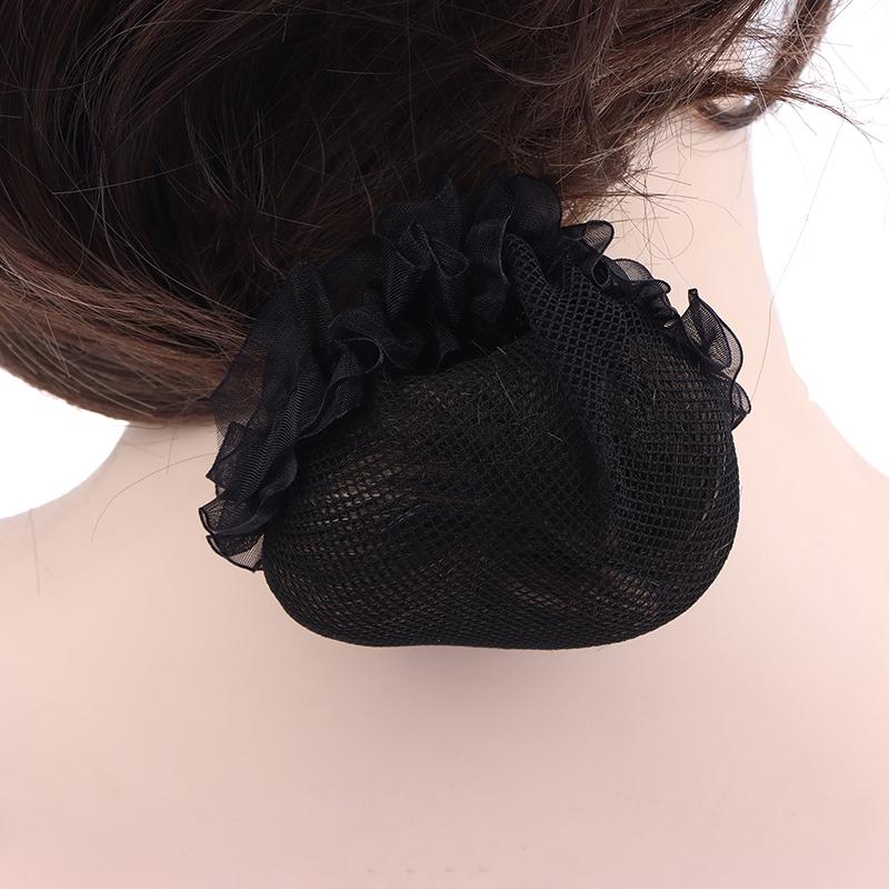 Mesh Crochet Hair Net For Women Invisible Bun Cover Hair Net Ballet Dance Skating Stretchable Hairnet Work Hair Accessories