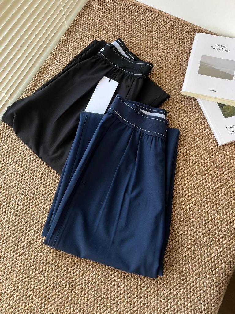 ALO Damen Sommer-Yogahose mit hoher Taille und weitem Bein - Dehnbar, Locker, Vielseitige Fitnessbekleidung